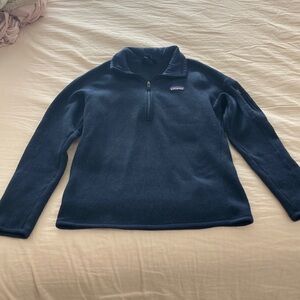 Patagonia Dark Blue Half-Zip Fleece